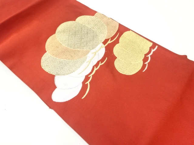JAPANESE NAGOYA OBI / WOVEN PINE
